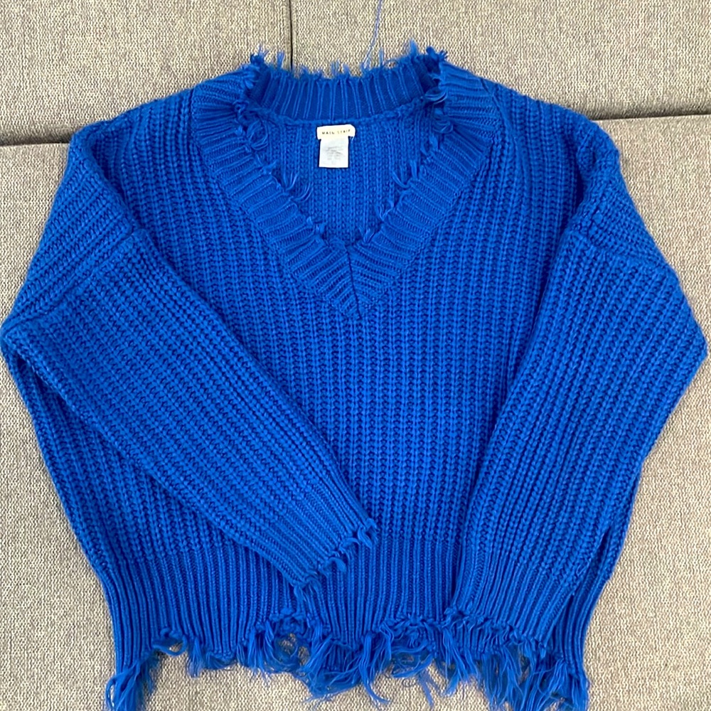 Boutique Blue Sweater